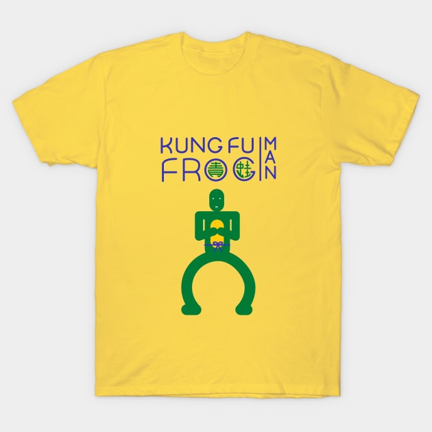 Kung Fu Frogman T-Shirt by Samefamilia